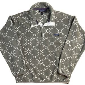 Patagonia Men’s VTG Synchilla Snap-T Fleece Sno Chaparral Sage Green 1994 Sz Med